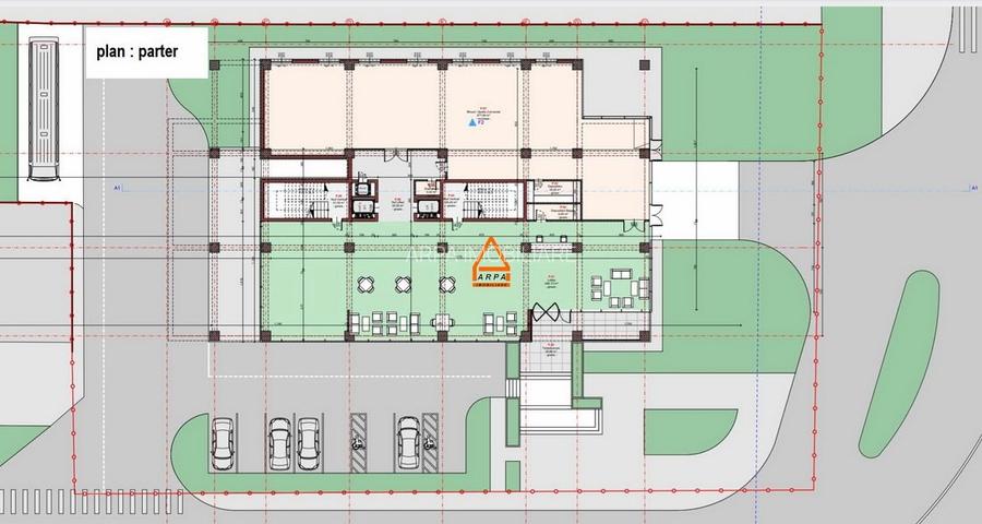 Teren - 2650 mp - Apart Hotel ( 2S+P+M+11 E )  A C -  T Vladimirescu - 3