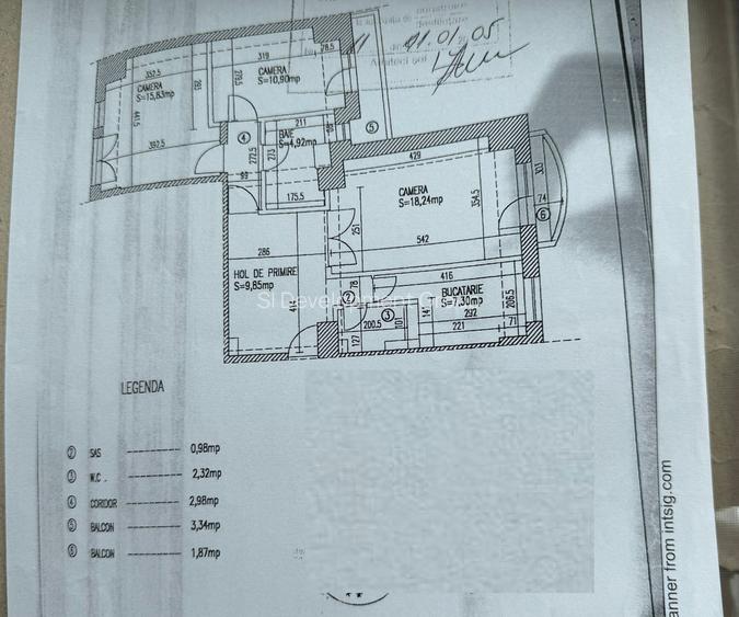 Apartament 3 camere in Piata Alba Iulia | 2 Bai | Vedere Mixta | Bloc monolit - 1