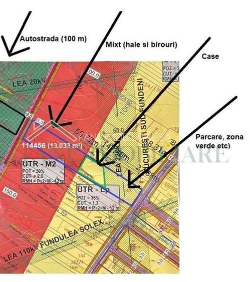 Vand teren intravilan  13033 mp functiuni mixte Pantelimon - 2