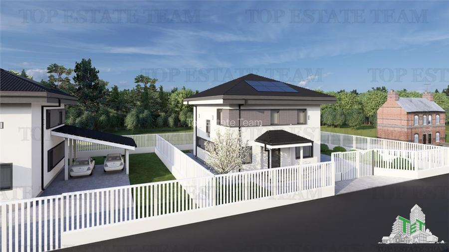 Vila de lux, independenta energetic, 255mp, 650mp teren, langa Padurea Snagov, j - 11