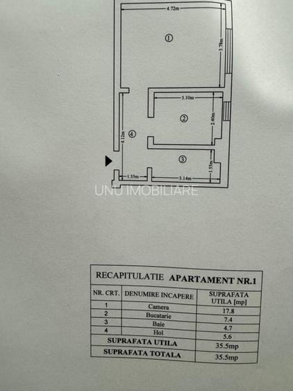 APARTAMENT CU O CAMERA DECOMANDAT – PREȚ ACCESIBIL + BONUS EXCLUSIV | BUCiUM - 3