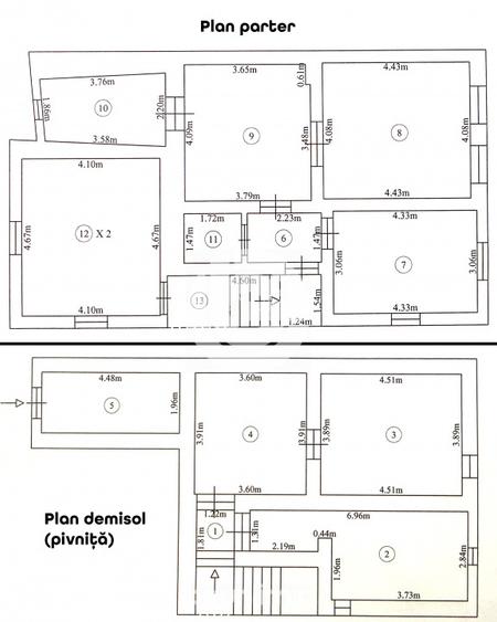 Casă individuală | Selimbar | Teren 675Mp | Garaj 68Mp | Demisol - 1