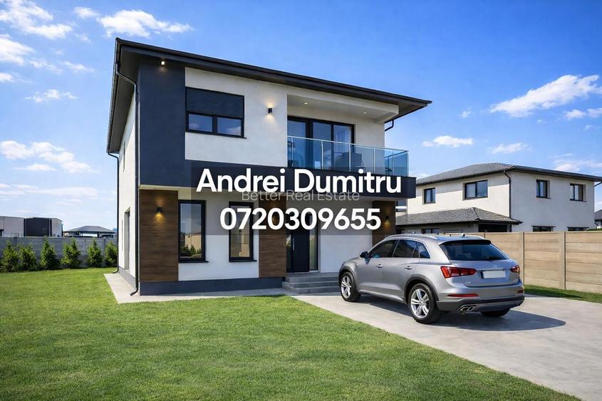 Casă modernă în Comuna Berceni, teren până la 460 mp, 0% comision - 2