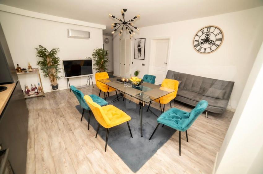 Apartament cu 3 camere, 60 mp, cu terasa de 37 mp si parcare, in zona Vivo - 8