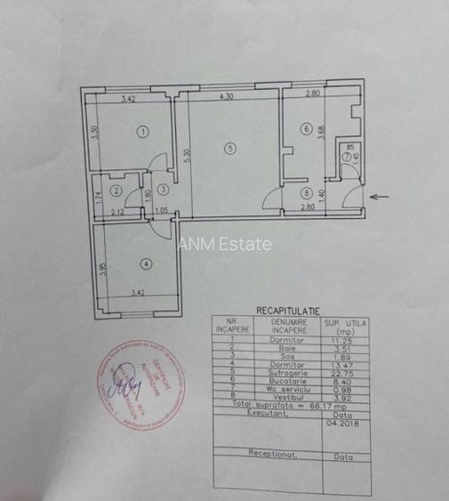 Apartament 3 camere 2 bai bloc 1978 zona metrou Tudor Vladimirescu - 6