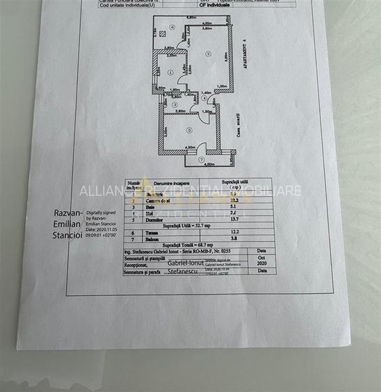 Leordeni-Apartament 2 camere mobilat-utilat - 17