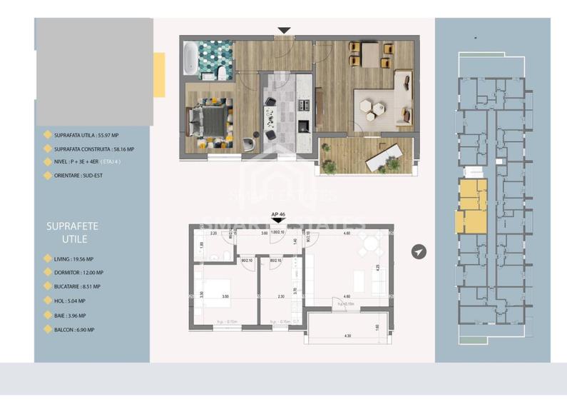 Metrou 1 Decembrie 1918 - 2 camere - Comision 0% - 2