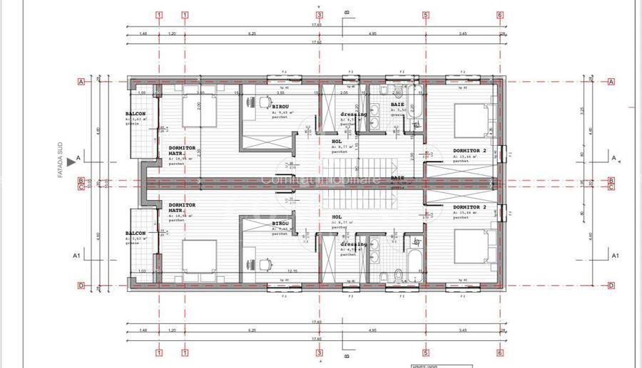 Casă de tip duplex de vânzare | Stadiu semifinisat | Zona Voroneț - 13