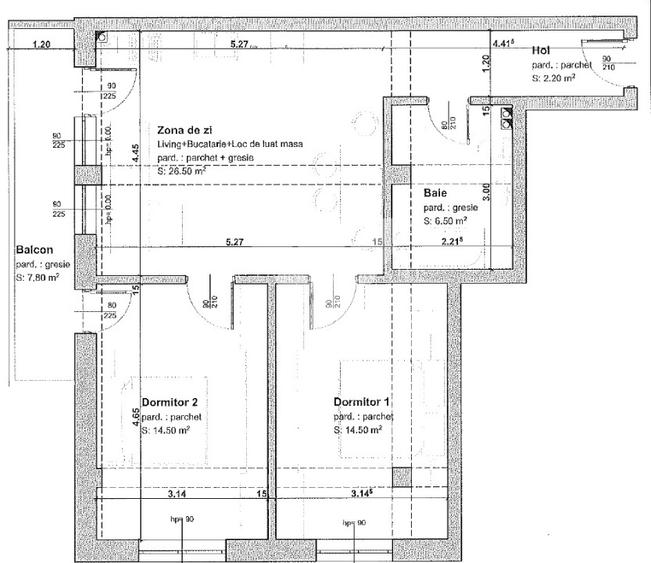 Apartament nou 3 camere cu balcon parcare etaj 2 in Selimbar Sibiu - 2