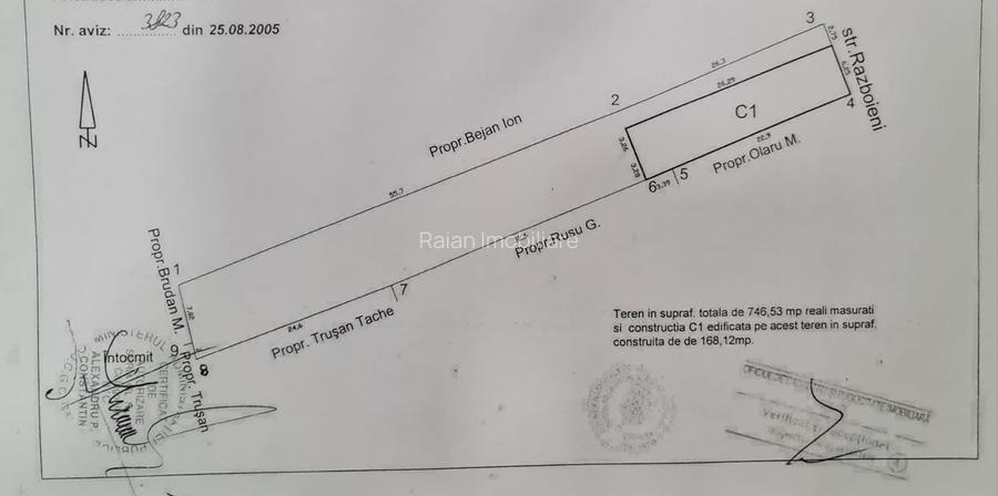 Vanzare proprietate, in Galati, langa Spitalul Militar, sup.teren 712 mp - 14