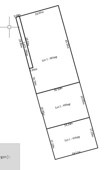 Teren unic, exclusivist – zonă premium, perfect pentru vilă/imobil de lux. OMNIA - 1