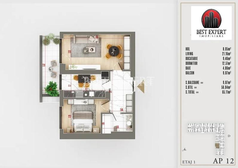Apartament 2 Camere Zona Linistita -acces rapid STB 3 Min - 2