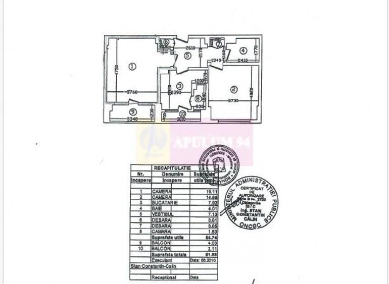 Apartament 2 camere pe bd Unirii, cu intrare din fata - 10