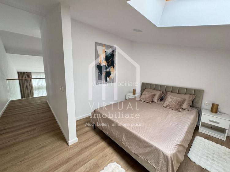 Penthouse mobilat si utilat modern - 89 mp, loc de parcare - 4