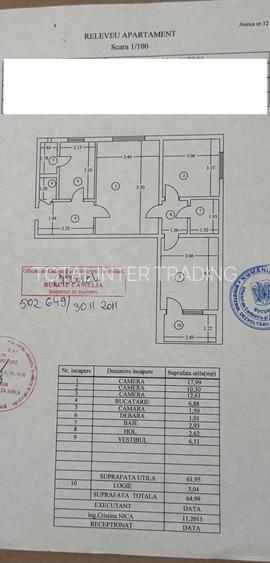 Vanzare 3 camere-3/4-Dr Taberei-V Oltului-sdec- bl 73-reabilitat- liber-114000 E - 3
