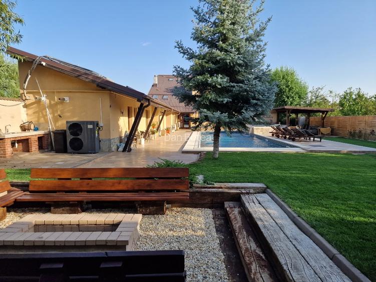 Buftea  CASA INDEPENTA ENERGETIC 2S+P+1E+M piscina jacuzzi sauna teren 3000 mp - 3