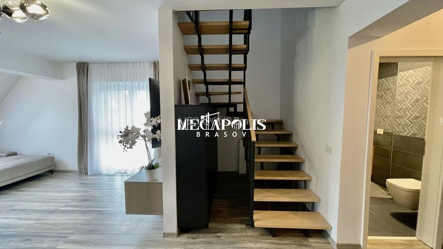 Prnthouse 3 camere | Scară interioară  | 2 balcoane - 9