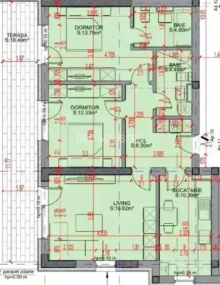 Apartament 3 camere Pallady cu Loc Parcare GRATUIT comision 0 - 9