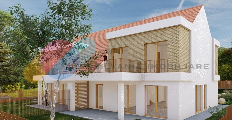 Casa cuplata 120mp si teren 430mp in Chinteni