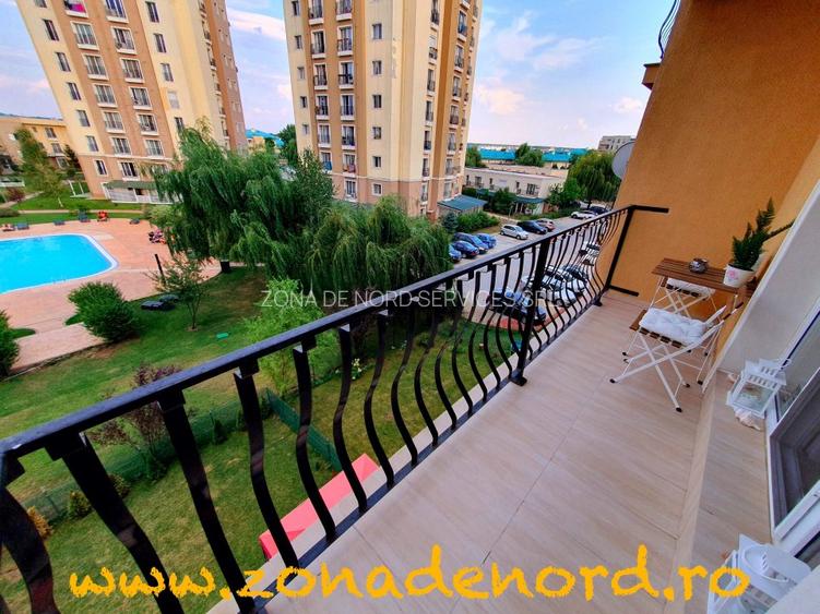 Apartament 2 camere Cosmopolis – Centura Nord, complex cu piscină - 8