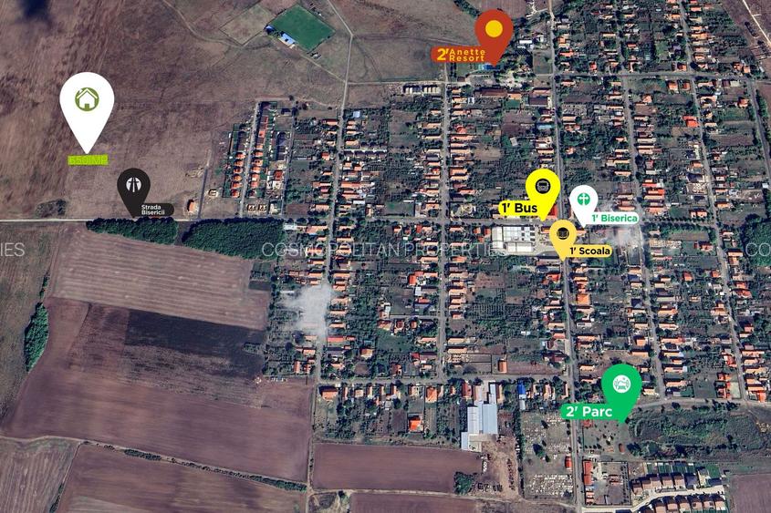 Parcela Intravilan | 650 MP | Covaci | Comision 0 - 4
