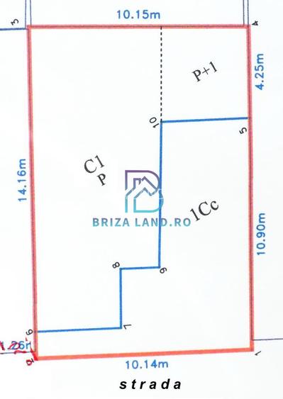Bucurestii Noi, Laminorului, casa sup.  114mp, 4 camere, baie, teren 155mp - 18