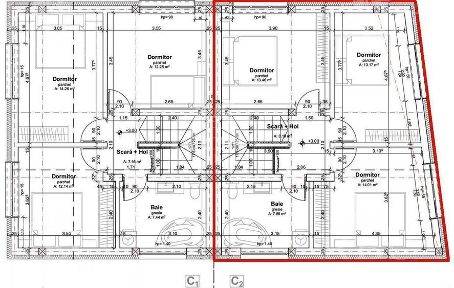 Casa cuplata in Dambu Rotund - 14