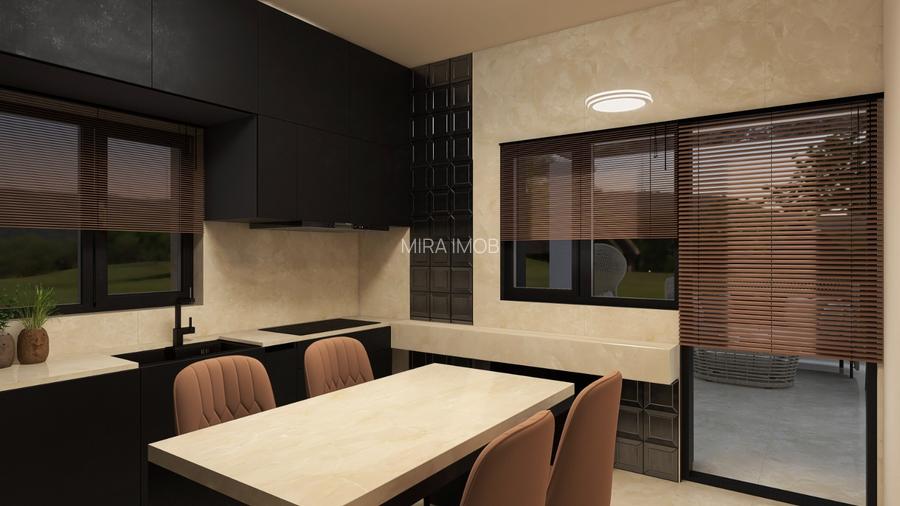 Casă individuală spațioasă, 120 mp utili, living pe două nivele, teren 365 mp - 19