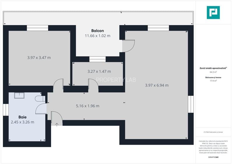 Apartament cu 2 camere, terasă generoasă – Moșnița - 26