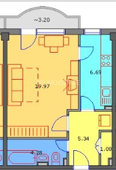 Garsonieră decomandată | 40 mp | 7 min Metrou Lujerului | Comision 0% - 8