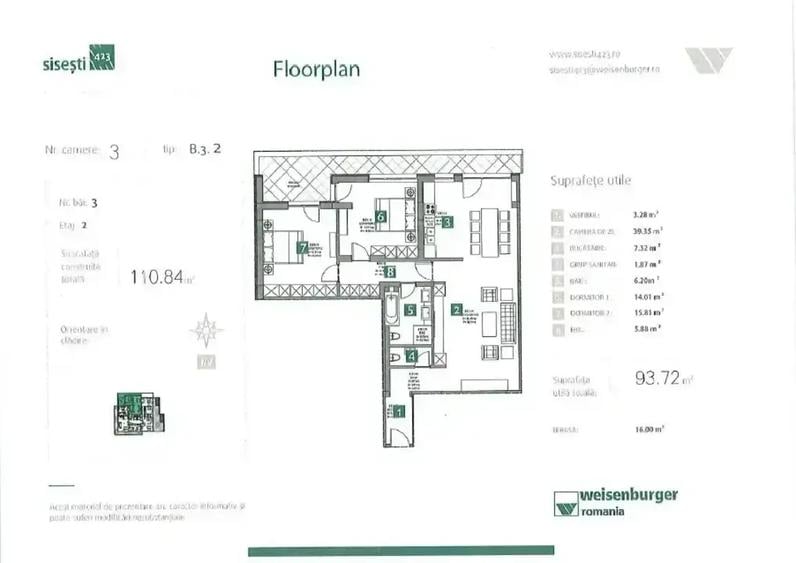 Apartament 3 CamereI Finalizat I View Superb | Vedere Lac 500 m Metrou - 15