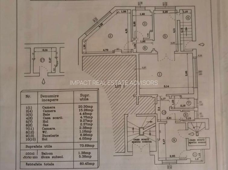 2 CAMERE SPATIOASE | POPA NAN | VILA INTERBELICA | CENTRALA TERMICA + BOXA - 1