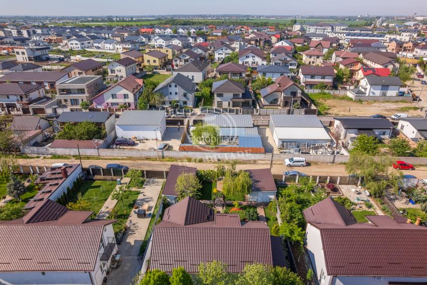 Casa cu probabil cea mai frumoasă grădină din Bragadiru + 2 garaje - 36