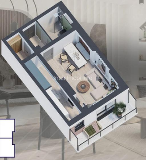 Apartament 1 camera Platoul Galata,cartier de blocuri noi,43mp,cod: 157055 - 2