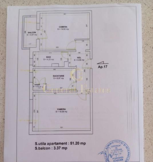Apartament 2 Camere Decomandat | 51 mp | Boxă | Săcele - 2