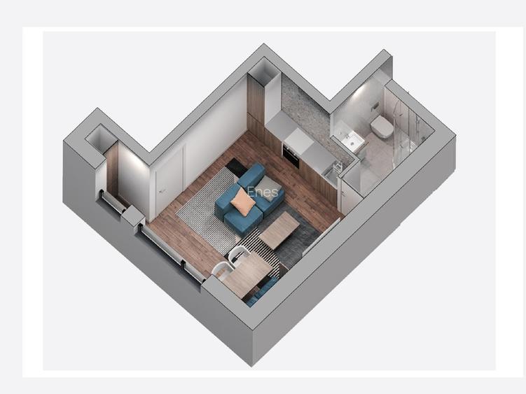 | GARSONIERA OTOPENI | 25MP | perfectă pentru închiriere - 6