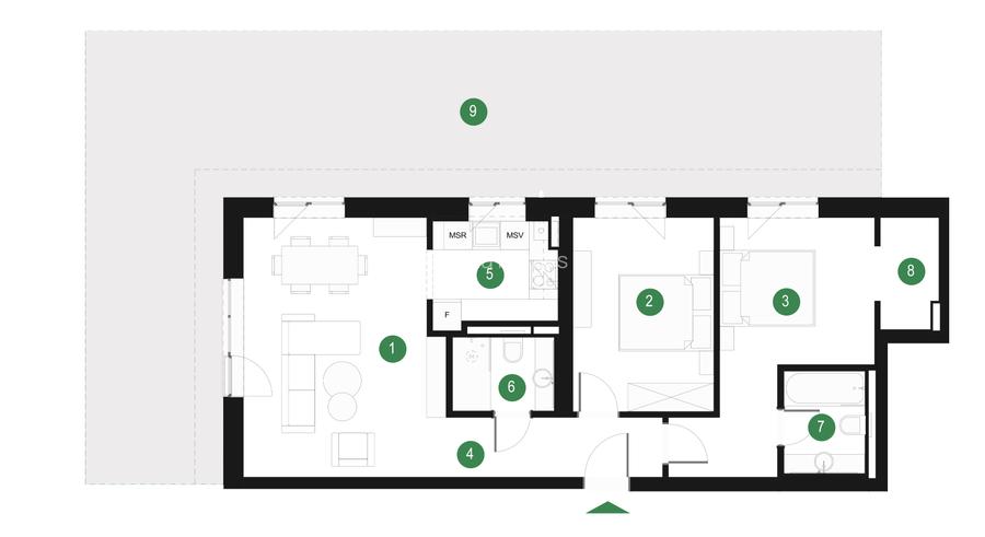 Nou! Apartament 3 camere Olga Gudynn - Pădurea Băneasa - zona Pipera - AISB - 1