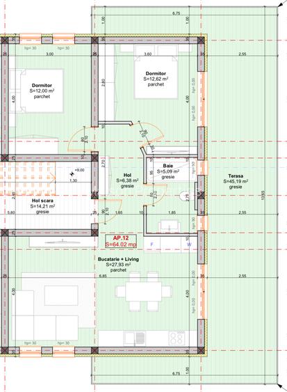 COMISION 0% | Penthouse | terasa 45.19 mp - 3