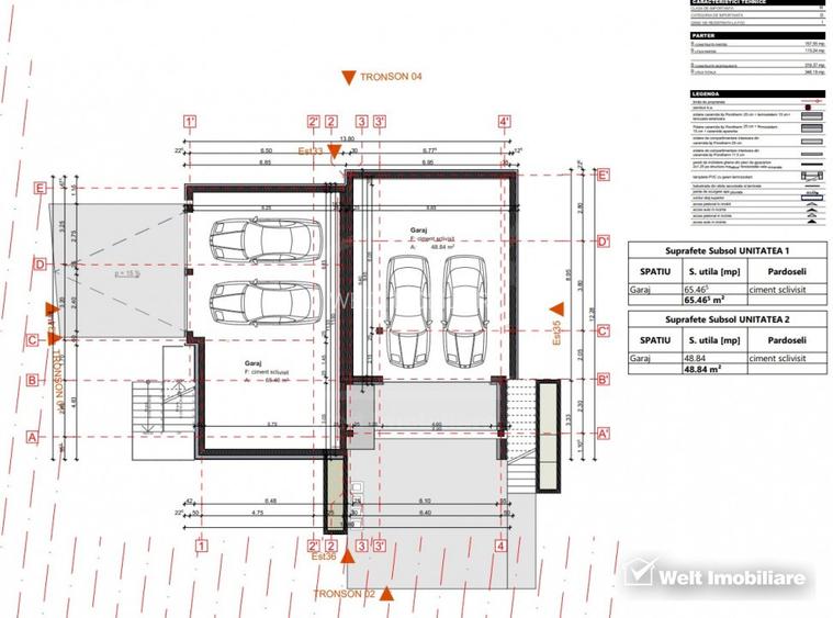 Unitate duplex 185mp cu garaj 2 masini, zona TCI Borhanci  - 4