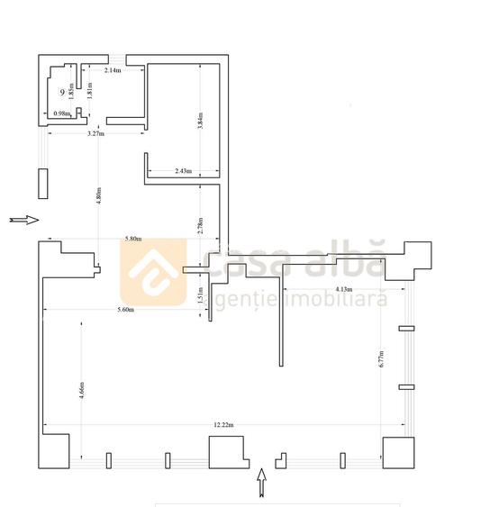 Pacurari - Petrom, spatiu comercial amenajat, 111 mp - 3