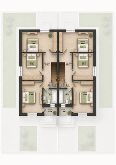 Gloriei Village Bragadiru - Vila tip duplex cu 4 camere