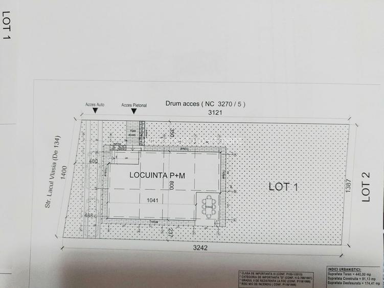 Teren Balotesti Nord Bucharest lot 440 mp cu proiect casa P+1. Investitie. - 11