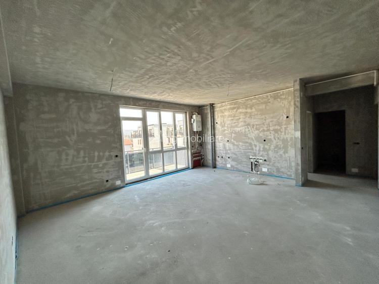 Apartament de 3 camere semifinisat/CF / 72,04 mp, balcon 4,20 mp, zona VIVO  - 3