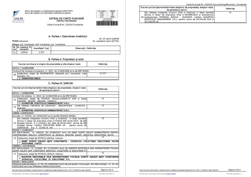 Teren intravilan 2375mp zona Palas cu deschideri generoase la doua strazi 122x20 - 6