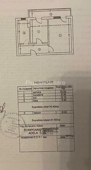 APARTAMENT 1 CAMERA, DECOMANDAT, BLOC NOU, MOBILAT, ETAJ 1, POPAS PACURARI - 8