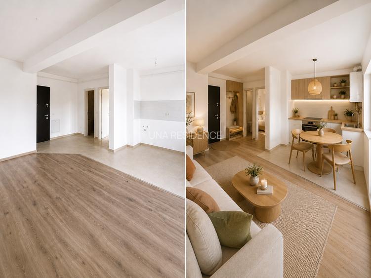 2 Camere + Grădină 35mp | Parcare inclusa | Încălzire în Pardoseală - 2
