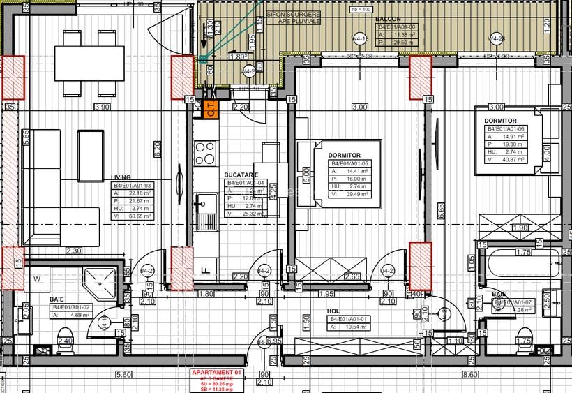 Apartament 3 cam - Energia Residence, Constanta - 2