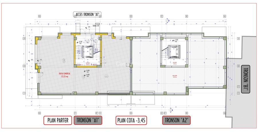 COMISION 0! Valea Lupului, spatiu comercial 249.65mp, bloc nou - 1