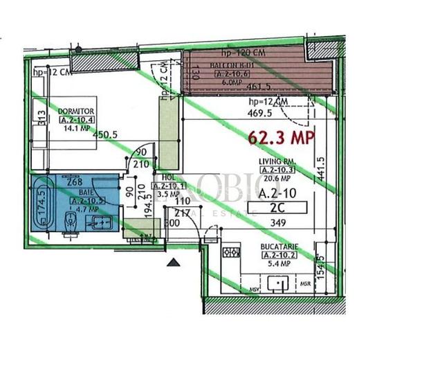 Apartament 2 Camere | One Verdi - 10