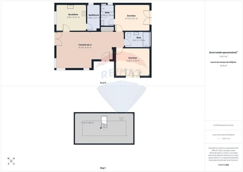 Casa cu 3 camere de vanzare | Petresti | Curte 214mp - 11
